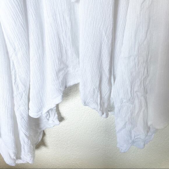 Girl & the Sun Luna Tie Back Maxi Dress White Size XS - Picture 11 of 12